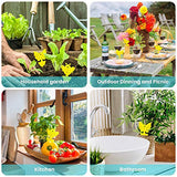 NiHome 48-Pack Yellow Sticky Traps with Twist Ties Indoor & Outdoor Plant Bug Fly Glue Catcher Nontoxic Odorless for Home Garden