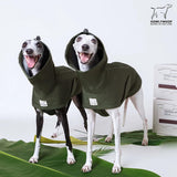 HowlyWoof Waterproof Dog Raincoat, Hooded Raincoat for Dachshund Whippet Small Medium Large Dogs, Adjustable Dog Rain Coat Jacket (05(chest21-23'', back17-19.5''))