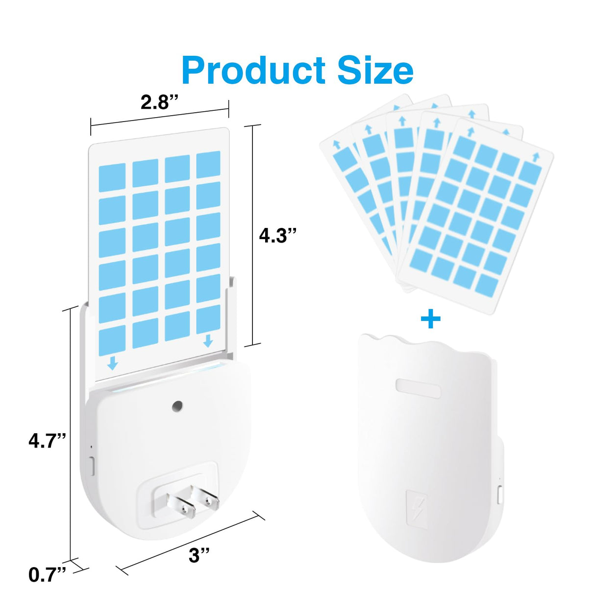 BUGXX Bug Zapper Fruit Fly Traps for Indoors Mosquito Repellent gnat Traps for House Indoor Moth Traps gnat Trap Fungus gpest Control gnat Killer Indoor Plug in Bug Catcher Indoor