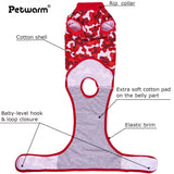 PetWarm Dog Surgical Recovery Suit Female, Dog Sweaters's Inner Clothes, Pet Clothes for Surgery Recovery Pet Pajamas for Spay Neuter, Camouflage Pattern, Red, S
