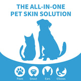 Mooncat Cat Paw Balm – Cat-Specific Paw & Nose Moisturizer for Dry Cracked Pads, Fast Absorbing Lick Safe Natural Botanical Care, Non Greasy Fragrance Free Protection & Repair - 2oz (60ml)