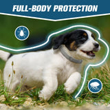 AMDEIUR Flea and Tick Collar for Puppies, Dog Tick Collars, Flea Collar for Small Dogs, Waterproof, 8 Months Protection Each, One Size Fits All-2P