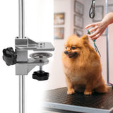 Haosie Pet Grooming Table Arms Clamp, Dog Cat Hair Dryer Clip Holder, H Bar Grooming Table Accessories (Inner Dia 2.3 * 2.3cm)
