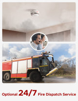 X-Sense Smart Smoke Detector XS01-M, Wi-Fi Smoke Alarm, an Accessory for FS31 Smoke Alarm Kit, Wireless Interconnected Mini Smoke Detector Fire Alarm, Model XS01-M, Single Pack