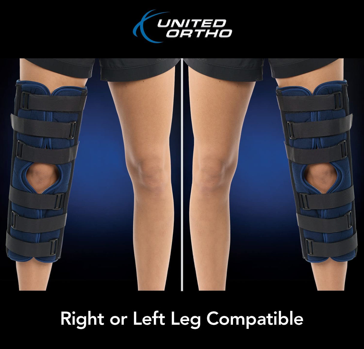 United Ortho 61018 3-Panel Knee Immobilizer, 18"