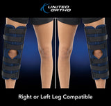 United Ortho 61018 3-Panel Knee Immobilizer, 18"