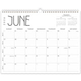 Wall Calendar 2026, 2026-2027 Calendar Wall from Jun. 2026 to May 2027, 14" X 11" Paper Monthly Planner Wall Hanging Calendar with Thick Paper for Office Home Planning & Organizing