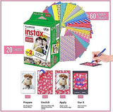 Fujifilm Instax Mini 12 Camera Bundle - Purple, 20 Film Sheets, Carrying Case, Shutter Accessories