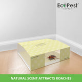 Roach Trap – 12 Pack | Sticky Indoor Glue Traps for Roaches and Other Bugs and Crawling Insects | Adhesive Cockroach Motel, Bait Trap, Monitor, Killer and Detector for Pest Control