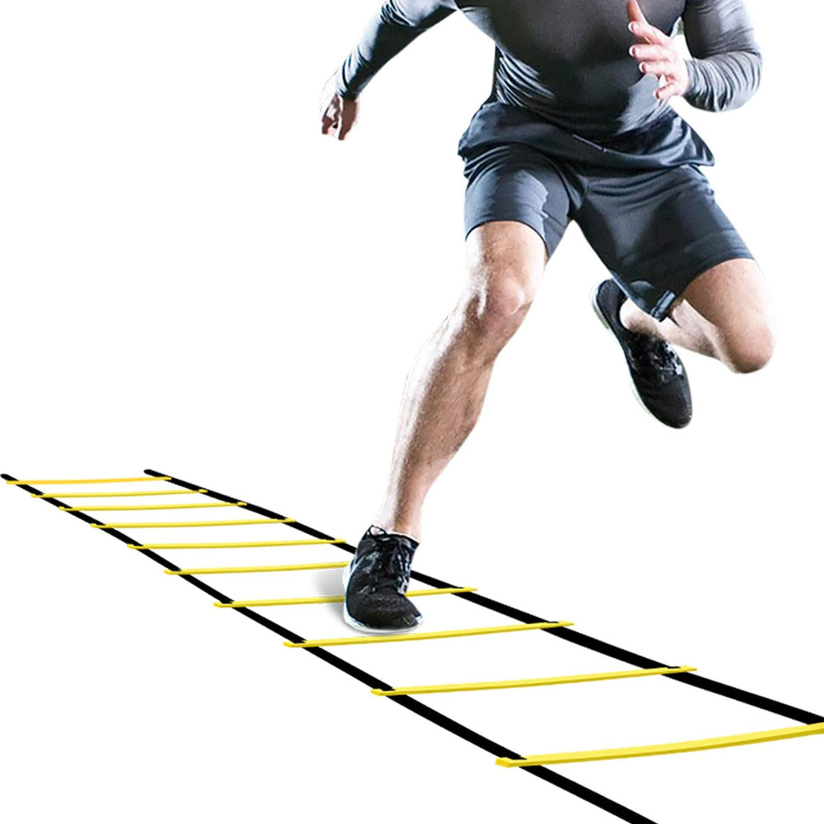 Pro Agility Ladder Agility Training Ladder Speed 12 Rung 20ft with Carrying Bag