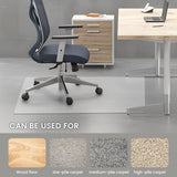 XINQIDAI Office Chair Mat - Heavy Duty, 47"x32", 1/7" Thick, Flat Shipping, Suitable for Carpet and Hardwood Floor