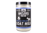Nature's Diet Pet Dried Whole Cream Goat Milk for use as High Protein, Hypoallergenic Digestion, Anti-inflammatory Powdered Instant Meal Topper (16 oz = 53 Cups or 159 Servings)