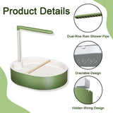 Xanadued Parrot Shower, Automatic Parakeet Bird Bath with Pump, Large Bird Shower Fountain, Bird Bath for Parakeets for Pet Birds, Conure, Cockatoo, Budgie, Lovebird, Finches