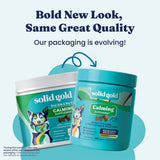 Solid Gold Calming Chews for Dogs - Dog Calming Chews w/Melatonin for Separation, Stress & Hyperactivity Relief - Supports Relaxation for Travel, Fireworks & Storms - All Ages & Sizes - Bacon 120ct