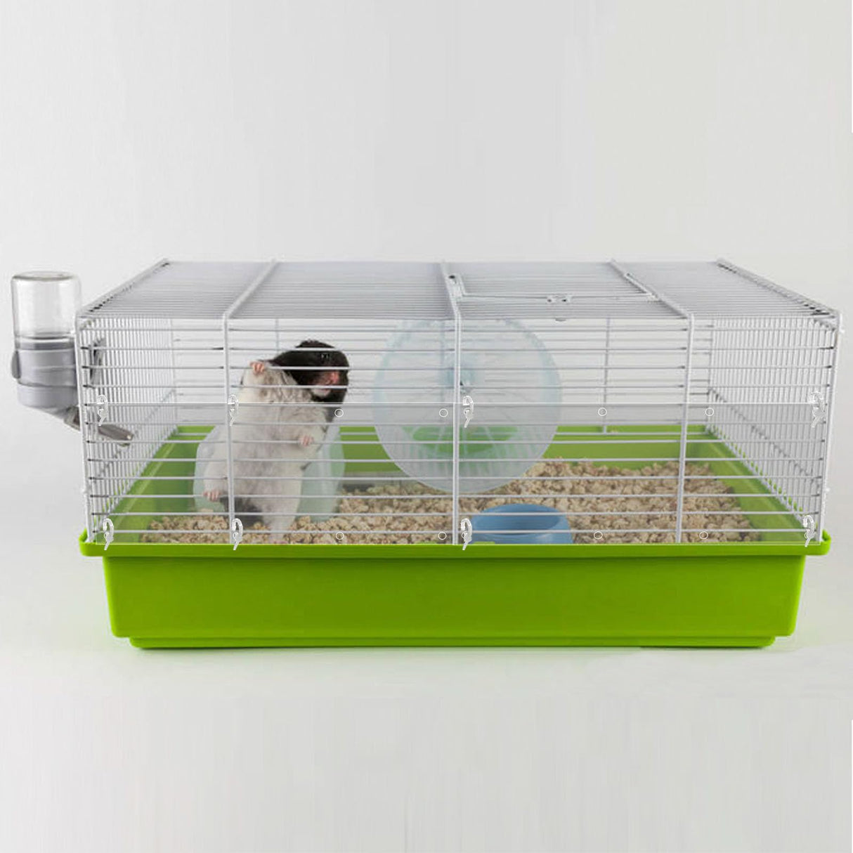 PeSandy Pet Cage Liner Protection, Rabbit Cage Plastic Panels, 12 PCS Cage Urine Guard for Rabbit, Guinea Pig, Hamster, Hedgehog, Chinchilla, Ferret, Bunny - Transparent, 11.8"x5.9"