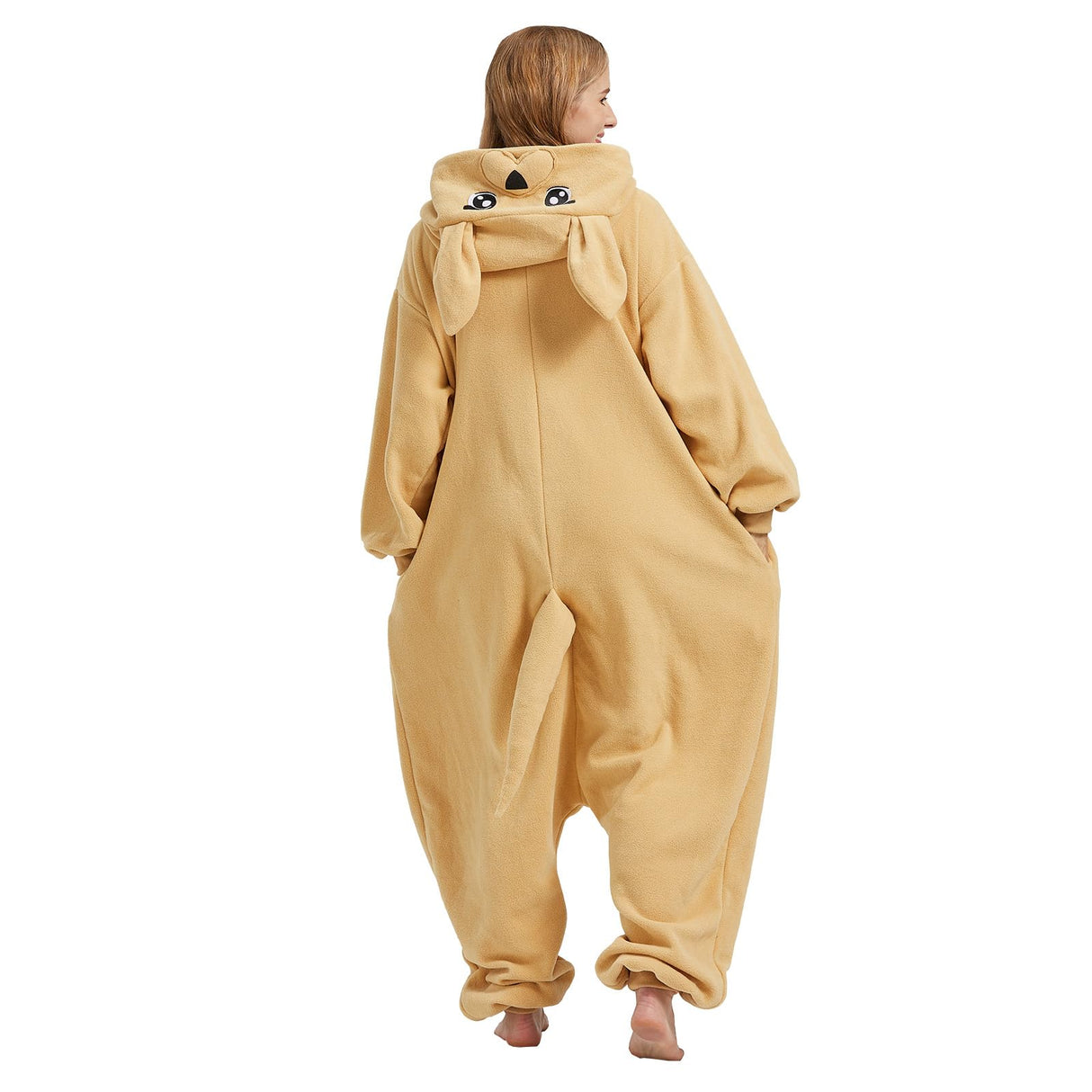 BETIFUHOM Golden Retriever Dog Onesie Pajamas Halloween Costume Unisex Cartoon Dog Animal Christmas Cosplay