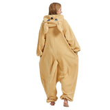 BETIFUHOM Golden Retriever Dog Onesie Pajamas Halloween Costume Unisex Cartoon Dog Animal Christmas Cosplay
