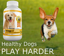Load image into Gallery viewer, Amazing Omega 3 for Dogs - Omega 3 Fish Oil for Dogs Supplement for Itchy Skin Relief for Dry Skin and Hot Spots and Shedding Coat with EPA and DHA Fatty Acids - 120 Bacon Flavor Chews
