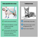 60Pcs Disposable Dog Booties for Paw Protection, 27-44lb Dog Paw Protection with 24Pcs Adjustable Velcro, Dogs Feet Covers, Dogs Disposable Foot Covers, Pet Shoes for Paw Wound Recovery Protectors