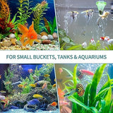 Pawfly Aquarium 1 Inch Air Stone Cylinder Grey Bubble Diffuser Oxygen Aerator Stone for Nano Air Pumps Small Buckets and Fish Tanks, 50 Pack