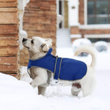 MIGOHI Reflective Waterproof Windproof Dog Coat - Warm Jacket Reversible Stormguard Winter Vest for Small to Large Dogs (Navy, M)