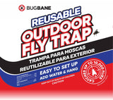 2 Reusable Fly Traps Outdoor Fly Traps with 4 Natural Fly Magnet Bait Refill. Flies Trap Outdoor Reusable Fly Trap Jar Fly Trap Fly Catchers Outdoor Fly Bait Fly Bags Flytraps Stable Horse Fly Trap