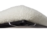 MidWest Homes for Pets QuietTime XXS Dog Bed – White Fleece Bolster, Ultra-Soft and Machine Washable, Fits 18-Inch Crates and Carriers, for Small Dogs and Cats