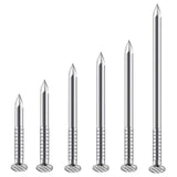 Wensilon 430pcs Stainless Steel 304 Nails Kit, Hanging Nails Kit, Wall Nails Kit, Dowels Kit, Long Nails Kit