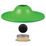 Stashios: Soothing Saucer - Dogs Slow-Licking Device, Rolling Ball Dispenses Liquid, Pet Calming Activity, Fill W/Liquid Treats-Broth-Soothing Sauce
