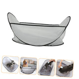 BCOATH Pet Shearing Bib Dog Haircut Apron Washable Hair Collector Foldable Grooming Hair Catcher for Home Use Cats and Dogs