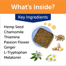 Load image into Gallery viewer, ThunderWunders Hemp Dog Calming Chews | Vet Recommended for Situational Anxiety | Fireworks, Thunderstorms, Travel &amp; More | Made with Hemp Seed, Thiamine, L-Tryptophan, Melatonin &amp; Ginger (60 Count)

