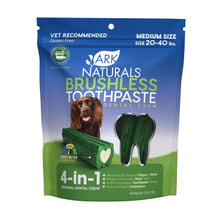 Load image into Gallery viewer, Ark Naturals Brushless Toothpaste, Dog Dental Chews for Medium Breeds, Freshens Breath, Helps Reduce Plaque &amp; Tartar, 18oz, 1 Pack
