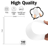 100 Pack White Blank Cardstock 5x7 Thick Paper，Goefun 80lb Flat Cards Stock Printer Paper for Invitations, Postcards, Photos, DIY Card Making
