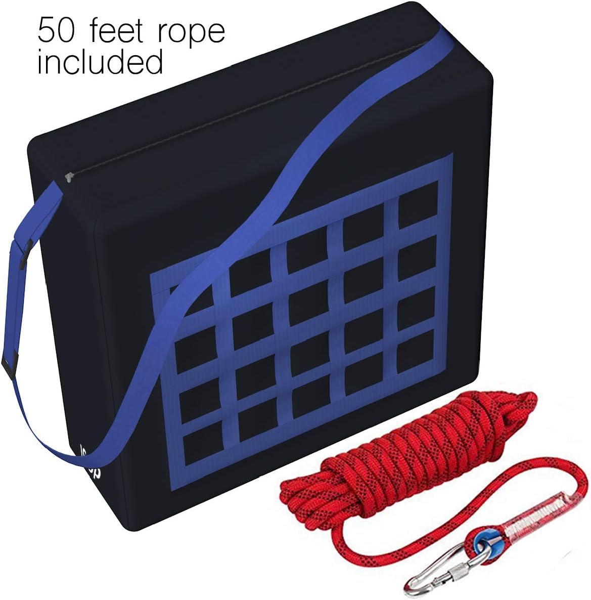 Pet Fire Rescue Bag Large up to 90 pounds - Pet Evacuation Kit - Emergency Pet Carrier - Fire Survival Tool for Dogs, Cats - Large Dog Backpack - 50ft Rope Included - Life-Saving & Compact