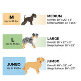 Furhaven Cozy Memory Foam Dog Bed for Large/Medium Dogs w/ Removable Bolsters & Washable Cover, For Dogs Up to 55 lbs - Plush & Diamond Print Nest Top Sofa - Gray, Large