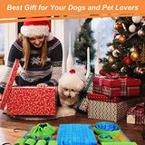 Vivifying Snuffle Mat for Dogs, Interactive Dog Puzzle Toy for Boredom and Mental Stimulation, Enrichment Feeding Game Sniff Mat Helps Slow Eating and Keep Busy