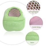Portable Pet Carrier Bag, African Hedgehog Hamster Breathable Pet Carrier Handbags, Puppy Cat Travel Backpack (M, Green)