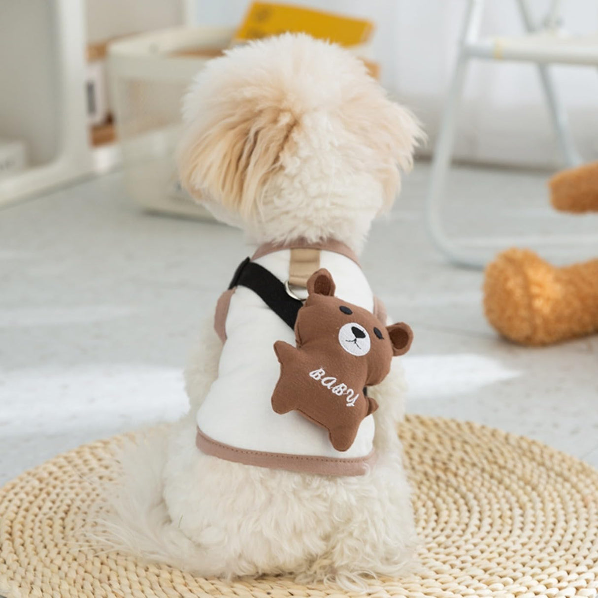 Costumes for Cats Dog Clothes Dog Shirts Soft Vest Yorkie Clothes Lightweight Sleeveless Birthday Dog Girl Boy Cats Dog T-Shirts Puppies Tank Top Dog Outfits for Small Medium Dogs Brown L