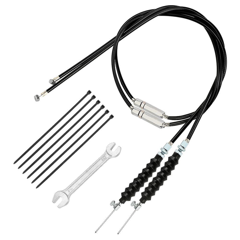 FVRITO 2 Pack 41'' Rollator Brake Cable Replacement for Drive Mobility Rolling Walker Medline Transport Knee Scooter Folding Wheelchair, Brake Cables for Most Walker Seniors Medical Accessories Parts