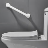 Rackickyer Shower Grab Bar, 2 Pack 12 Inch White Bathroom Grab Bar, 1.25" Diameter 304 Stainless Steel Anti-Slip Grab Bars for Bathtubs and Showers, Handicap Shower Grab Bar for Seniors Elderly