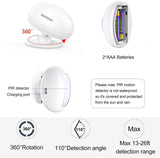 Wireless Motion Sensor Door Chime: Business Entry Doorbell Indoor Motion Detector Buzzer (500Ft Range, 32 Tunes, 5 Level Volume) Store Entrance Alert Bell Bed Alarm for Elderly Dementia Patients