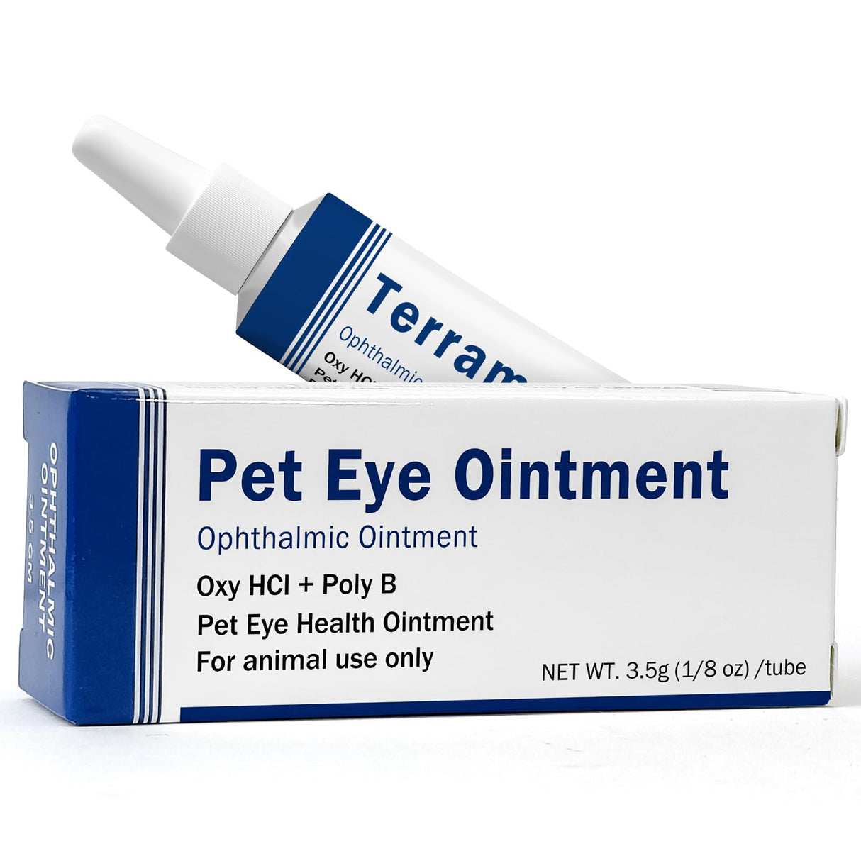 PKperekond Pet Eye Cream for Cats, Dogs, Cattle, Horses, Sheep, Birds and Kitten, Puppies, 1/8 oz (3.5 g) - 1 Tube