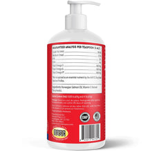 Load image into Gallery viewer, Premium Salmon Oil for Dogs – Pure Norwegian Salmon Oil High in Omega 3 EPA &amp; DHA -Powerful Fish Oil for Dogs Skin &amp; Coat, Hip &amp; Joints, Allergies &amp; Itchy Skin – Omega 3 Fish Oil for Dogs-16oz Liquid
