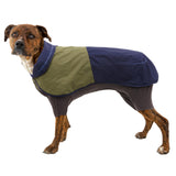 Ruffwear, Sun Shower Dog Raincoat Coverall, Waterproof & Windproof All-Weather Jacket with Full Coverage & Leg Straps, Lightweight & Reflective Dog Gear, Midnight Blue, XX-Small