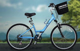TRAVELIN K9 Pet-Pilot MAX Dog Bicycle Basket Carrier | 8 Color Options for Your Bike (Blue)