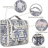 Hanging Toiletry Bag for Women Travel Makeup Bag Organizer Toiletries Bag for Cosmetics Essentials Accessories (Large, Elephant)
