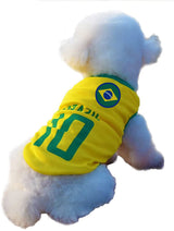 GabeFish Dog World Cup T Shirt Pets Football Jersey Sports Soccer National Team Vest Cat Summer Cool Clothes Apparel Brazil 4X-Large