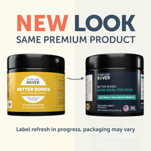 Load image into Gallery viewer, Four Leaf Rover Better Bones Bone Meal for Dogs - Dog Calcium Supplement for Healthy Joints, Teeth, &amp; Bones - from 100% Grass-Fed New Zealand Beef Bone
