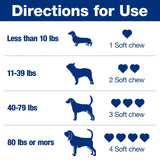 Hemp Calming Chews for Dogs - Advanced Dog Calming Chews - Anxiety Relief Treats for Dogs - Dog Supplements for Storms, Fireworks, Thunder, Barking - Hip and Joint Supplement Support 180 Treats