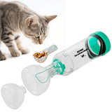 Neobay Cat Inhaler Spacer with Unique Panic Soother Training Aid & Sensitive Flow Indicator – Feline Aerosol Chamber for Cats with a Respiratory Condition – Includes 2 Masks (Small/Med) Green 1 Pack